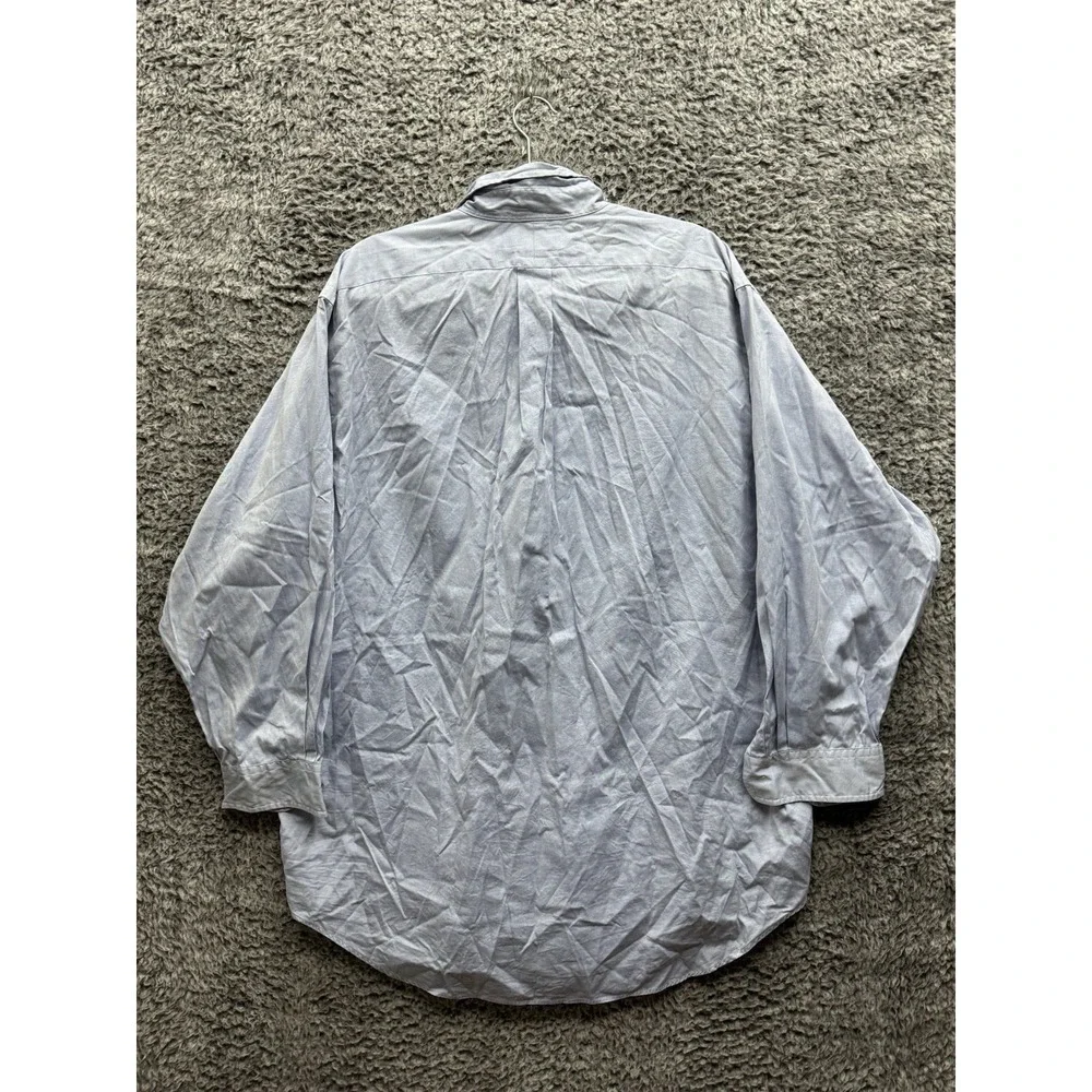 POLO RALPH LAUREN Yarmouth Button Down Long Sleeve Shirt Blue Size 17-32/33‎